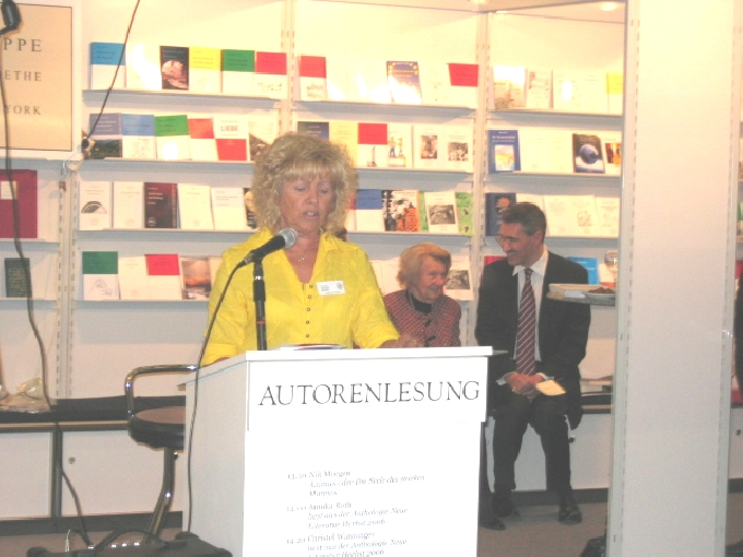 Lesung auf der Buchmesse 2006 - Frankfurt am Main

