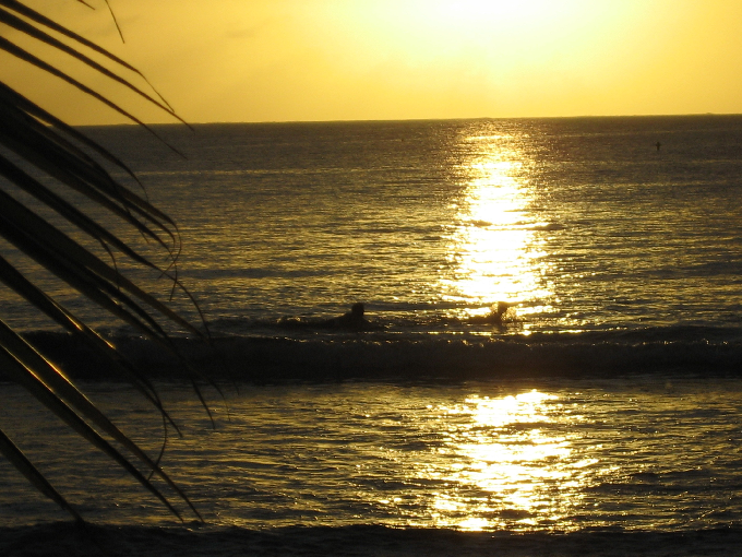 Sunset nach der Zeremonie
